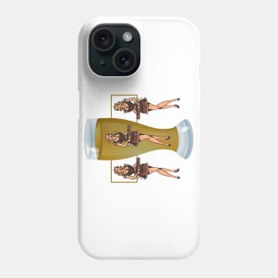 girl in drink Phone Case