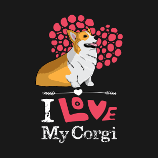 I Love My Corgi T-shirt T-Shirt