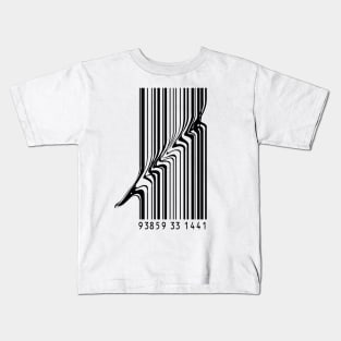 MINIMALIST - simple modern design with black word Kids T-Shirt