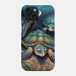 Sea Turtle Beach Turtles Design PC Phone Case