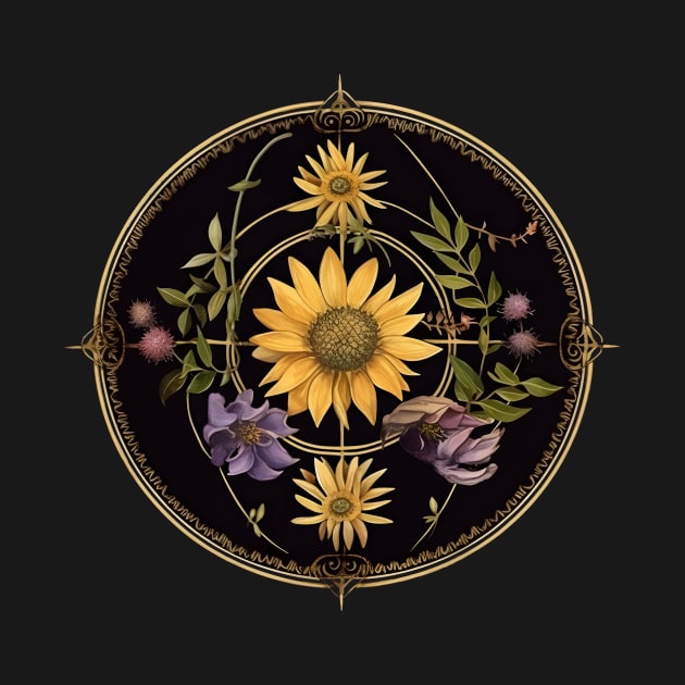 Sunflower Floral Wheel by Enyr's little witchy corner