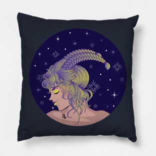 Capricorn girl Pillow