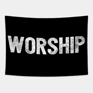 Worship Christians Faith Tapestry