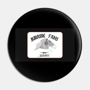 Jurassic Fans Podcast OG Logo Pin