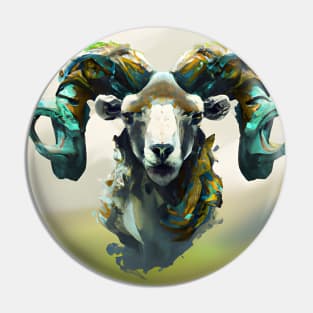 Painted Ram Pin