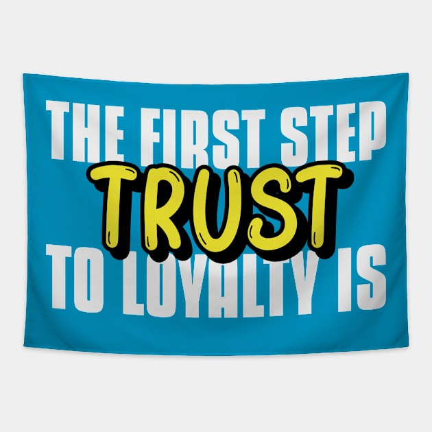Star Wars The Clone Wars The First Step To Loyalty Is Trust Tapestry by Carley Creative Designs