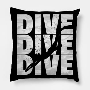 Scuba Diving Diver Dive Pillow