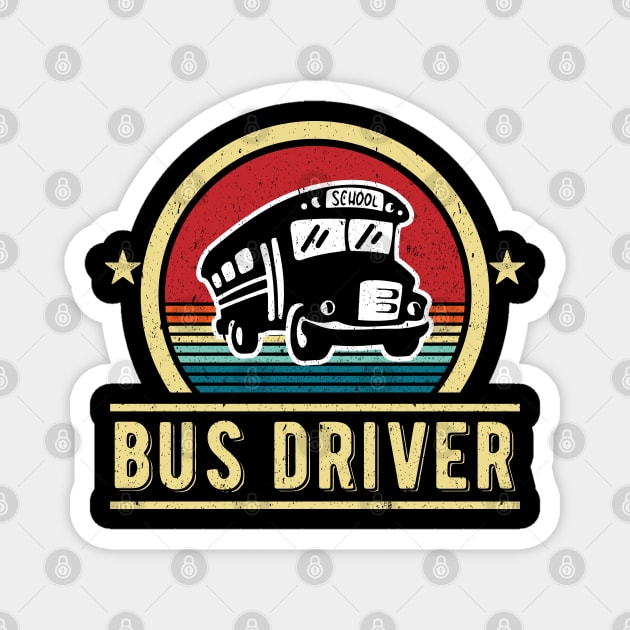 Bus Driver Vintage Magnet by FabulousDesigns