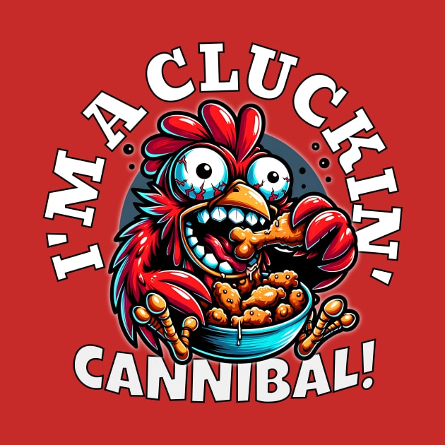 Crazy Chicken Eating Fried Chicken by Critter Chaos