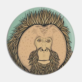 Friendly Orangutan Pin