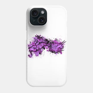 Purple Koi Splash Phone Case