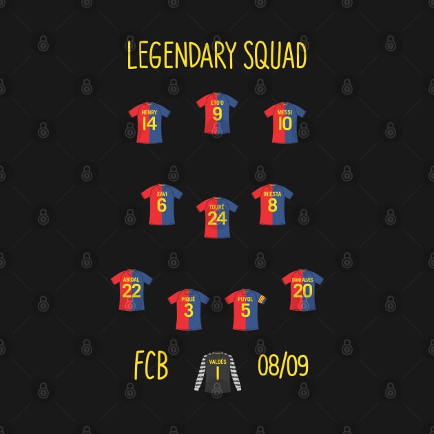 FC Barcelona squad 08/09 by dhaniboi