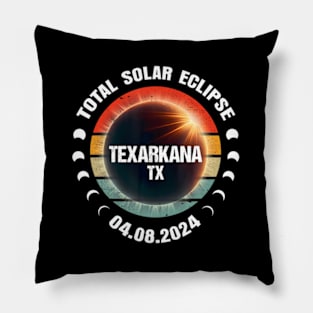 Total Solar Eclipse Texarkana Texas Totality Eclipse 2024 Pillow