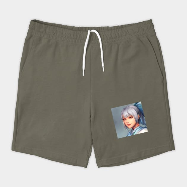 Grey Hair Anime Girl by animegirlnft