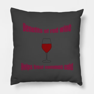 Benefits of red wine Pillow