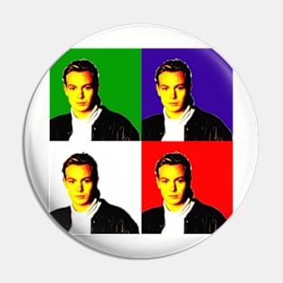 Jason Donovan - Warhol's 80's Fushion Pop Art Pin