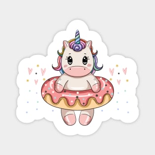 Valentine Unicorn Magnet