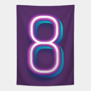8 Float Purple Neon Tapestry