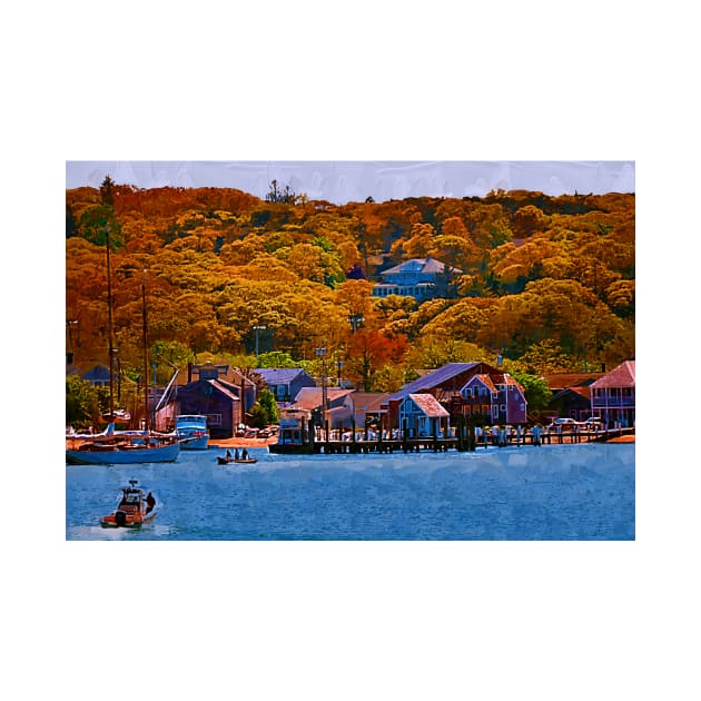 New England Fall Coastline by KirtTisdale