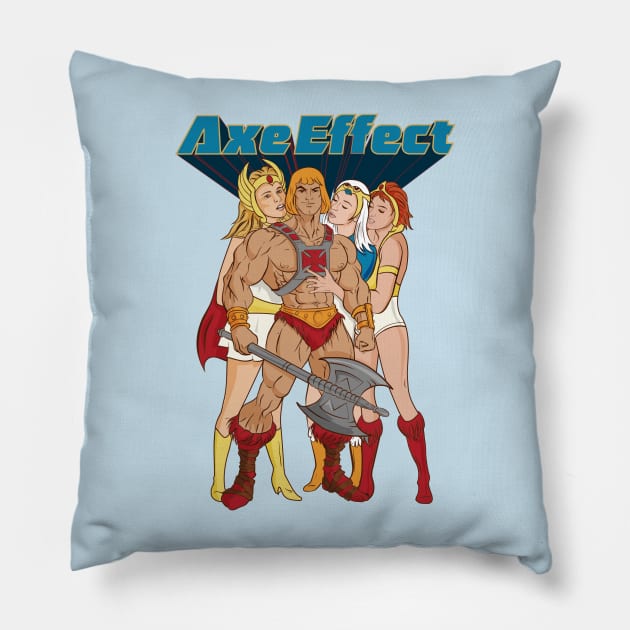 The Axe Effect Pillow by rjartworks