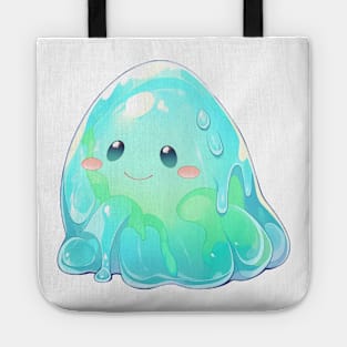 Chibi style Slime Creature Tote