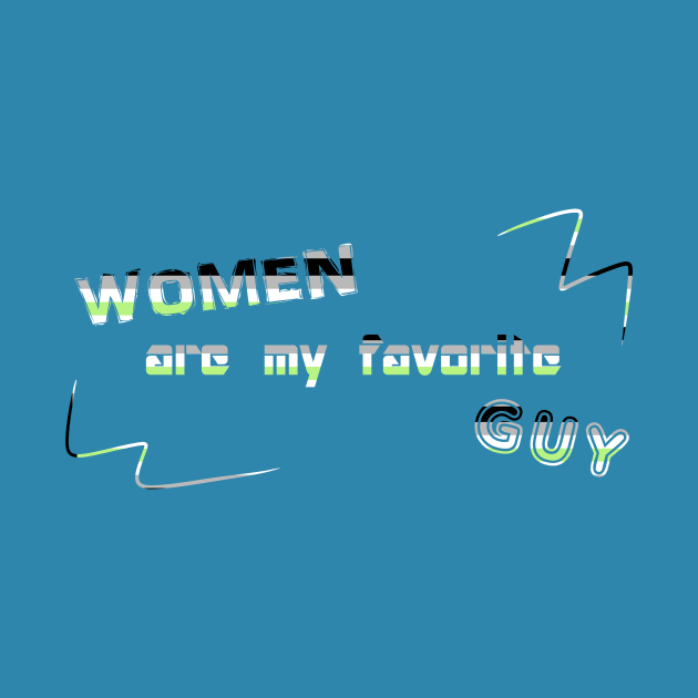 Women Are My Favorite Guy DJ Crazytimes Agender Flag by nhitori