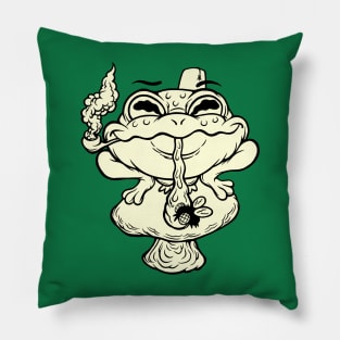 Frog and Fly Pillow