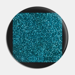 Sparkly Mermaid Blue Green Aqua Glitter Pin