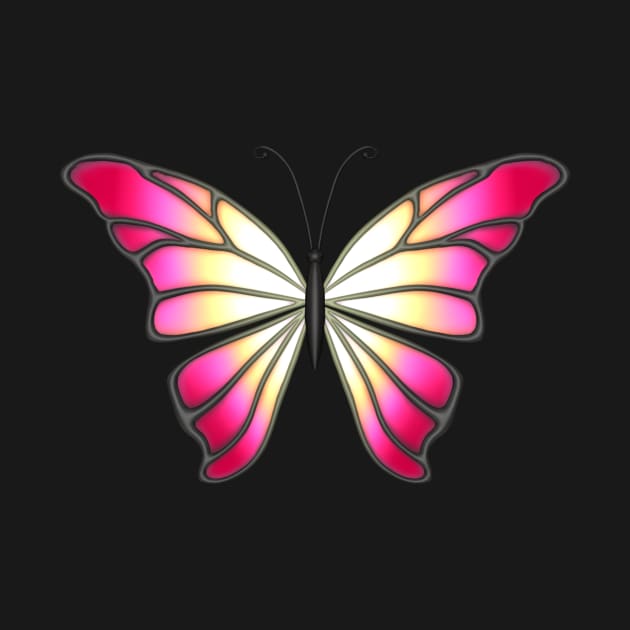 Butterflies Pink by Samr Shop