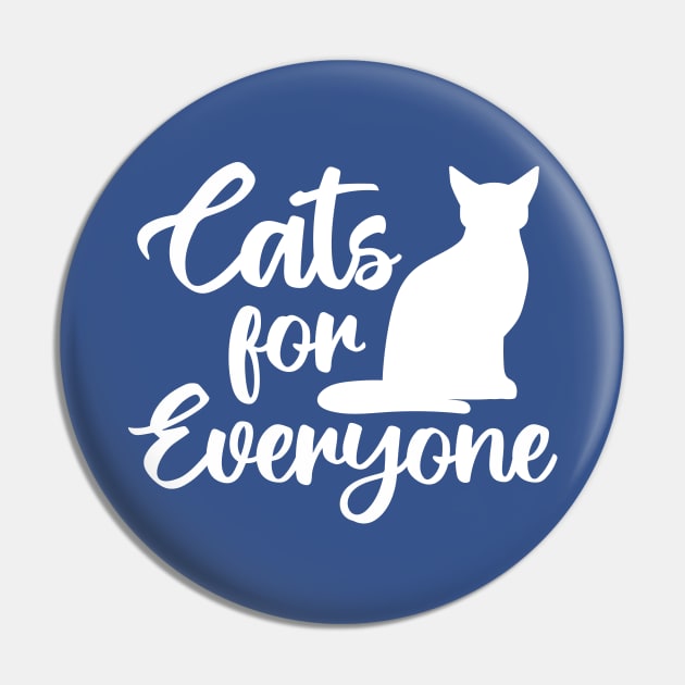 Cats for Everyone Pin by 2891 Design