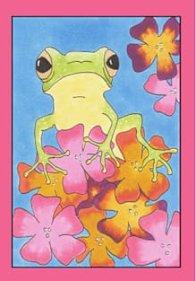 Tree Frog in the flowers T-Shirt