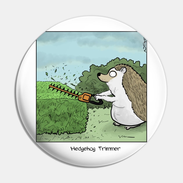 Hedgehog Trimmer Pin by cartoonistnate