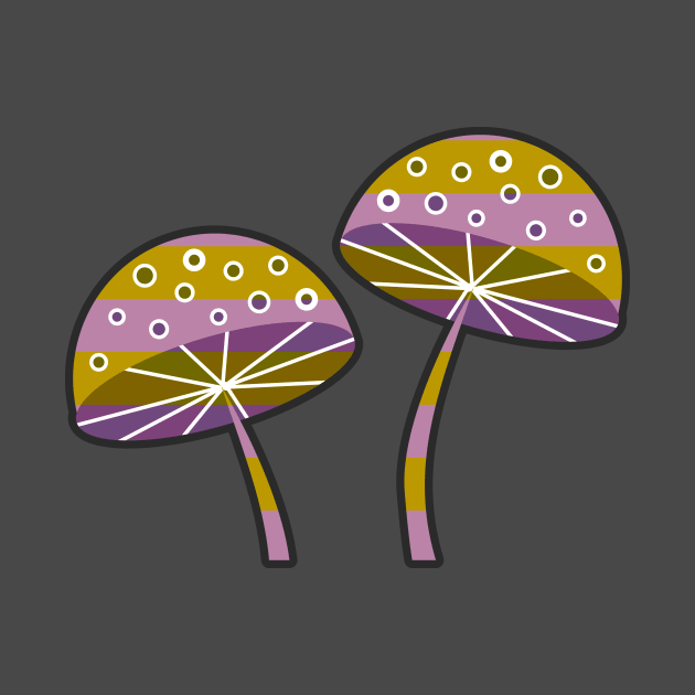 Romantic mushrooms by CocoDes