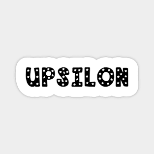 Upsilon Star Letters Magnet