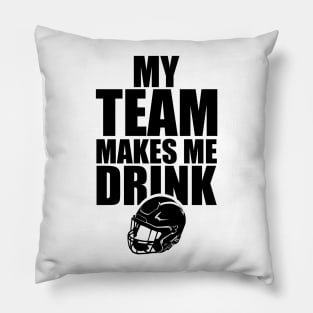 NFL Football Team Drink Pillow