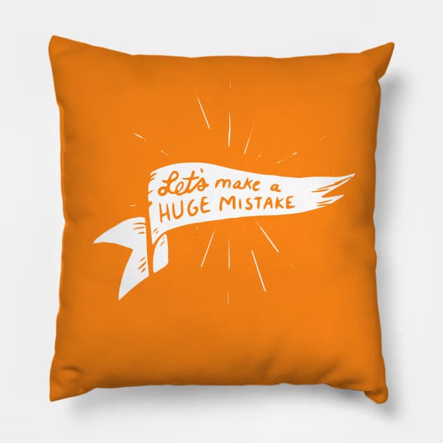 I've made a huge mistake Pillow by BecArtc