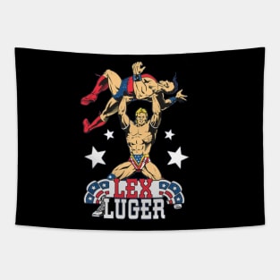 Lex Luger Cartoon Tapestry