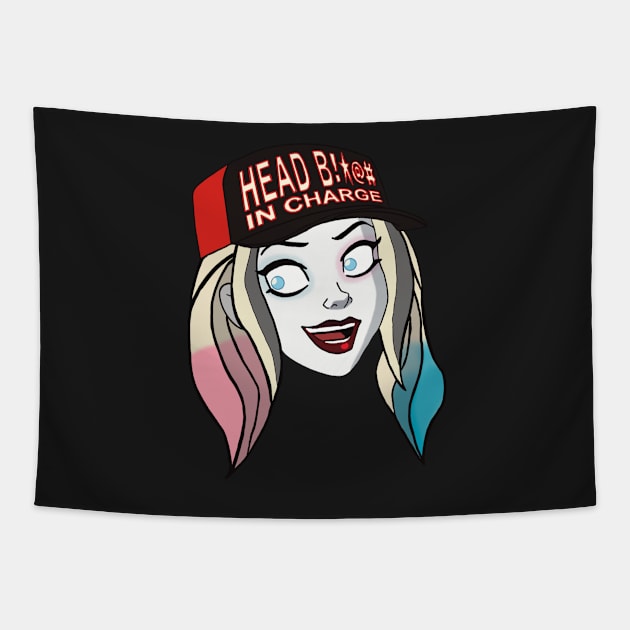 Head B!*@# in Charge HQ Tapestry by strayheartbja