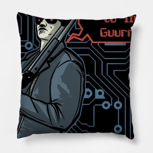 Terminator Guurrrll Pillow