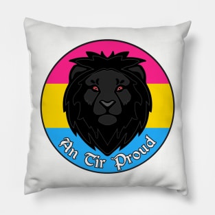 An Tir Pride - Pansexual - Populace Badge Style 2 Pillow