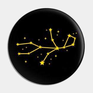 Virgo Constellation Pin