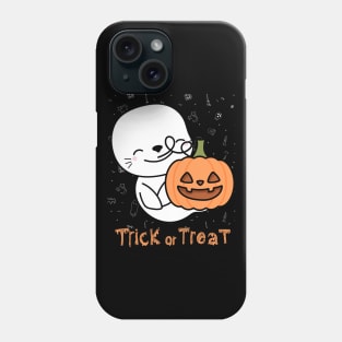 Halloween boooo cute ghost pumpkin Happy Halloween Phone Case