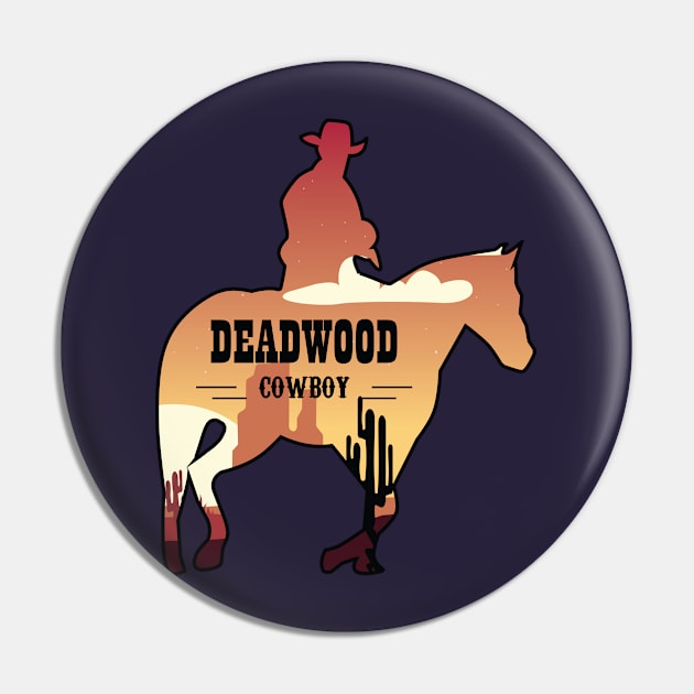 Cowboy silhouette of deadwood south dakota Pin by Donut lover