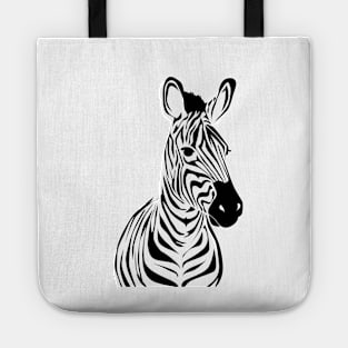 Zebra on Magenta Tote