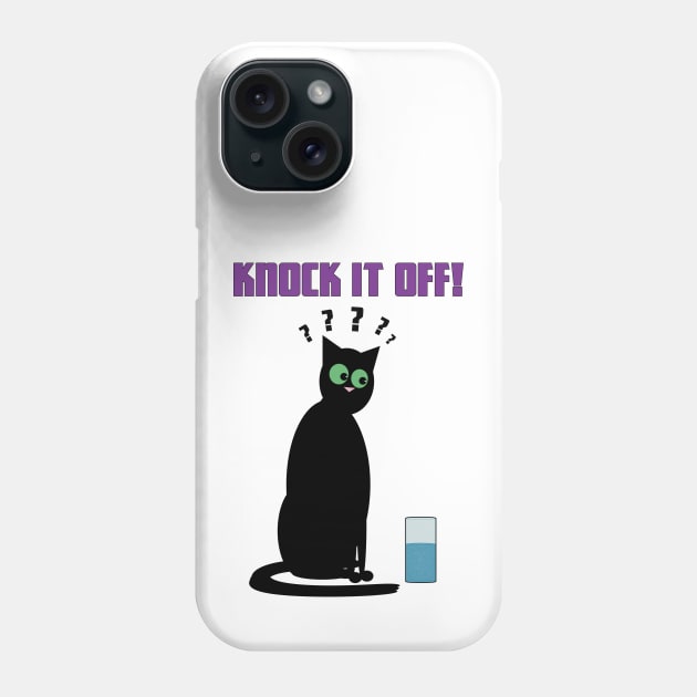 Confused Cat Phone Case by SPACE ART & NATURE SHIRTS 