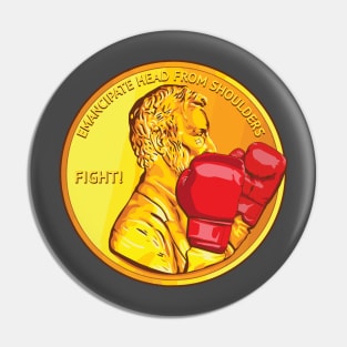 Boxing Abe Lincoln Pin