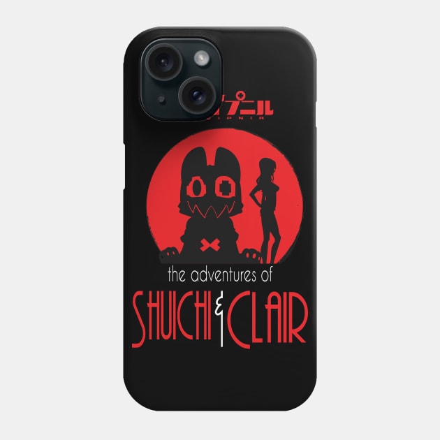 GLEIPNIR: THE ADVENTURES OF SUICHI & CLAIR (BLACK) Phone Case by FunGangStore