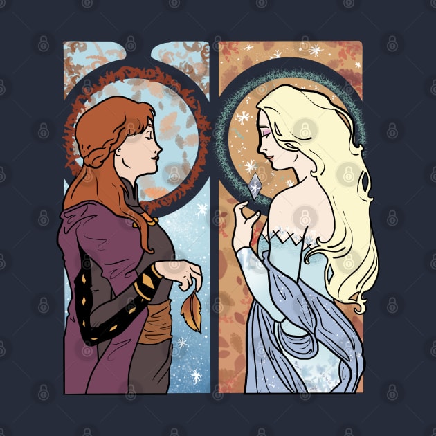 Sisters and seasons by Sam18artworks