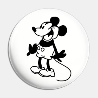 Funny Mouse in Steamboat Willie 1928 Pin