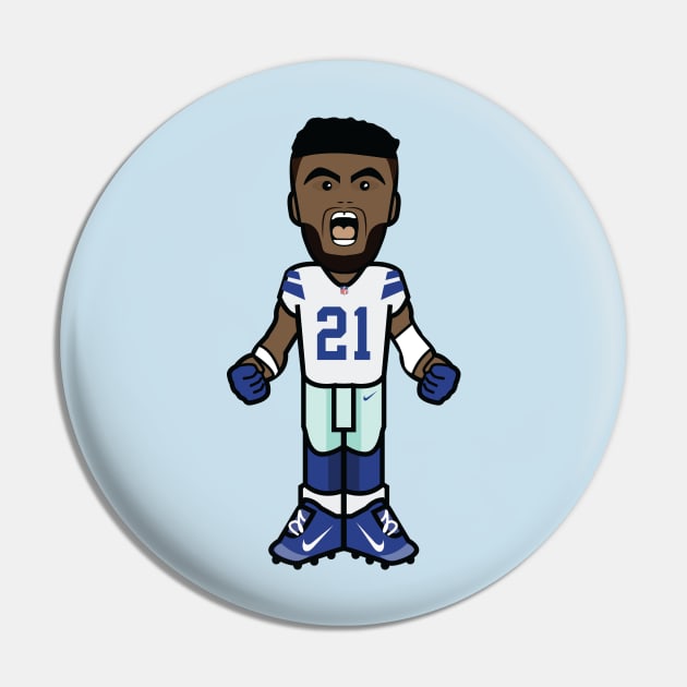 Ezekiel Elliot Pin by asGraphics